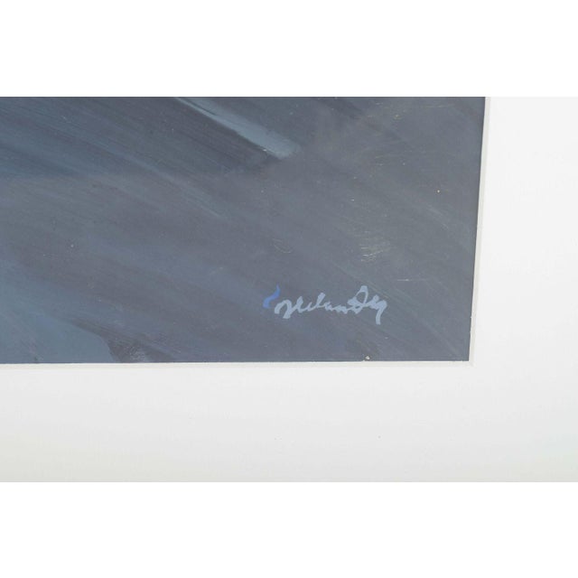 Jerker Helander, Abstract Composition, 1966, Gouache on Paper For Sale - Image 4 of 6