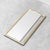 Wall Mirror with Brass Frame, 1970s For Sale - Image 3 of 8