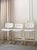 Bring classic mid-century modern style to your kitchen or bar with this striking trio of 1990s cantilever barstools. Heavy...