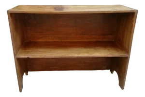 Rustic Library in Wood, 1890s