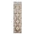 1970s Vintage Turkish Handmade Wool Cotton Brown Runner Rug For Sale