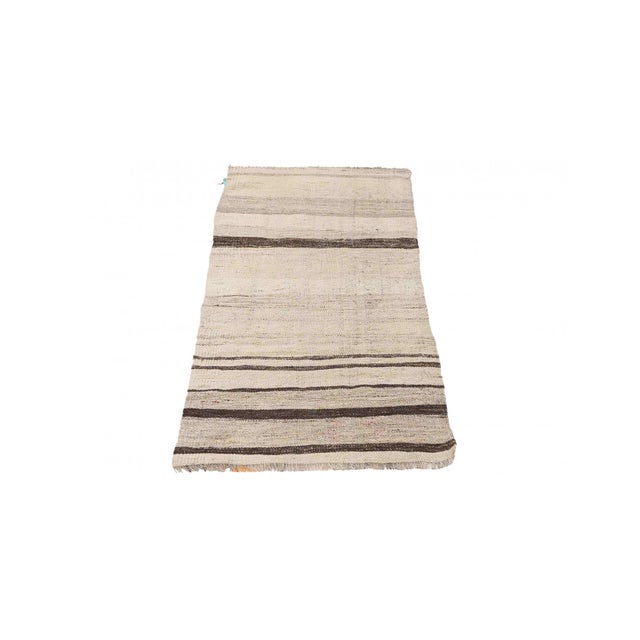 Vintage handwoven decorative kilim rug from Afyon region of Turkey. Approximately 50-60 years old. In very good condition....