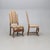 Neo-Baroque Dining Suite in Oak, 1950s, Set of 11 For Sale - Image 4 of 9