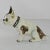 Figurative 1940s Vintage Gort Bone China French Bulldog Figurine Sitting For Sale - Image 3 of 7