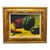Vintage Still Life With Peppers Oil on Board Signed For Sale