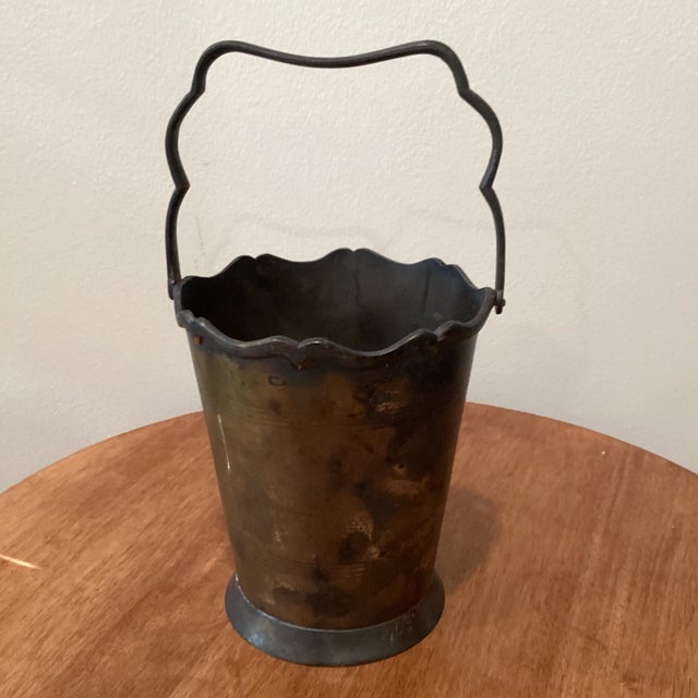 Metal Vintage Leonard Epns Urn Planter-Ice Bucket With Handle For Sale - Image 7 of 7
