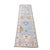 Early 21st Century 21st Century Turkish Oushak Wool 2x9 Gold, Light Blue & Ivory Handmade Runner Rug #1144117 For Sale - Image 5 of 10