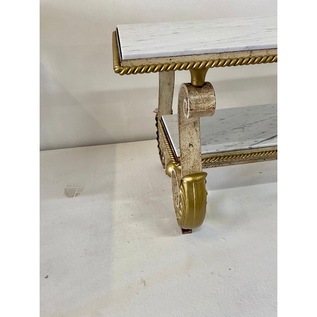 A Wrought Iron Table In The Style of Gilbert Poillerat, 1940 For Sale - Image 14 of 18