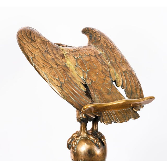 Antique Scottish Ecclesiastical Brass Eagle Lectern, 1890s For Sale - Image 12 of 18