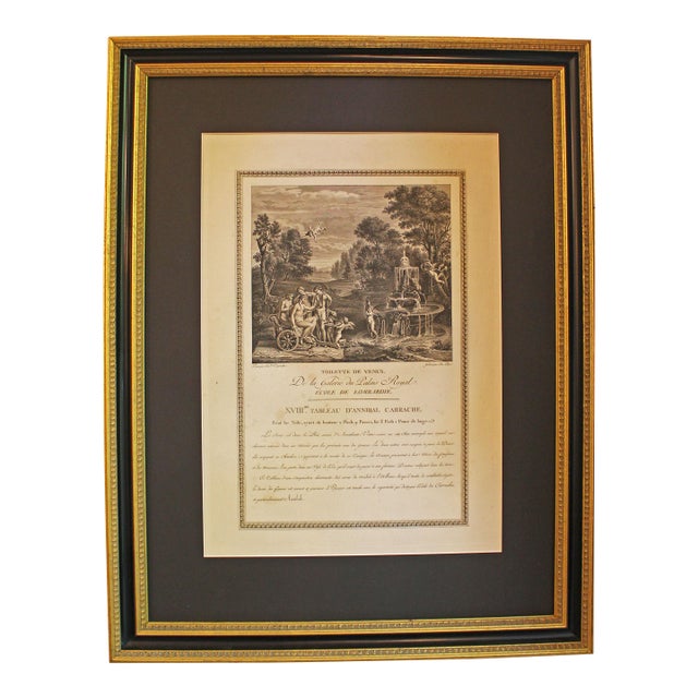 Engraving "Toilette De Venus" Full Sheet Size For Sale