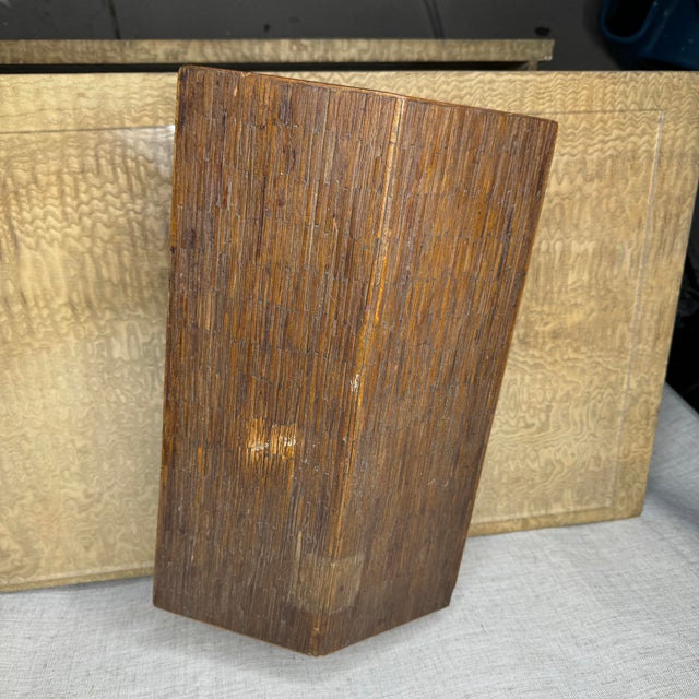 Vintage Matchstick Long House Replica Handmade Folk Art For Sale In Columbia, SC - Image 6 of 8