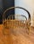 Coastal Tortoise Shell Bamboo & Rattan Arched Handle Collapsible Magazine Rack For Sale In Houston - Image 6 of 11