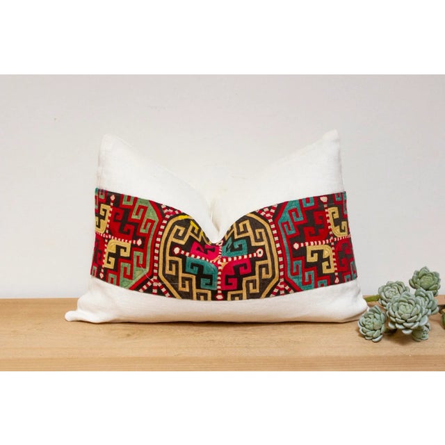 Gul Antique Lakai Tribe Linen Pillow For Sale In Los Angeles - Image 6 of 6