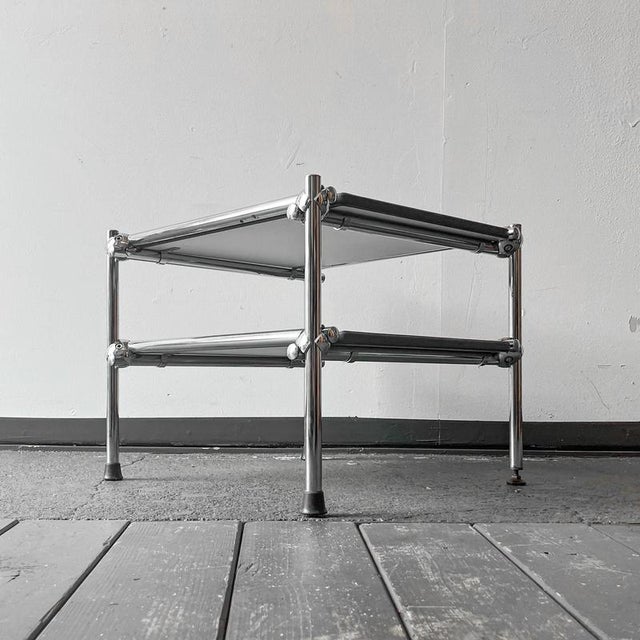 Tubular Steel Side Table For Sale - Image 11 of 18