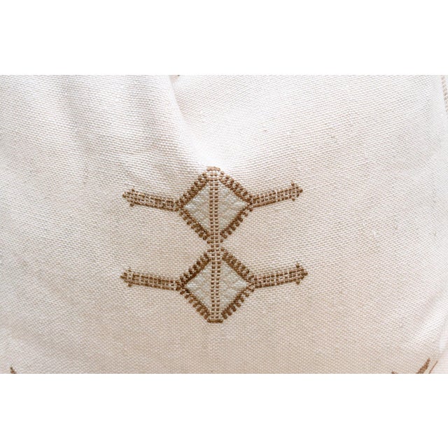 Fez Fog Large Silk Rug Pillow For Sale - Image 4 of 8