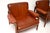 Wood Vintage Danish Leather Chairs, 1960, Set of 2 For Sale - Image 7 of 11