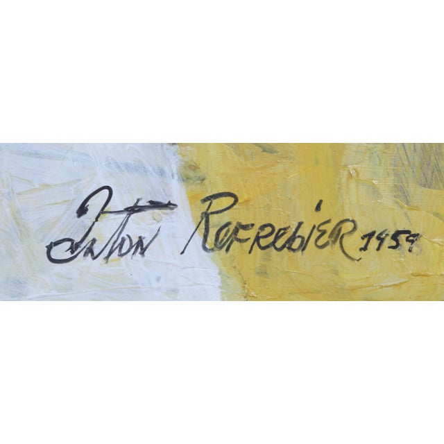 Anton Refregier, American (1905–1979) Picnic Date: 1959 Oil on Masonite, signed and dated l.r. Size: 24 in. x 44 in....