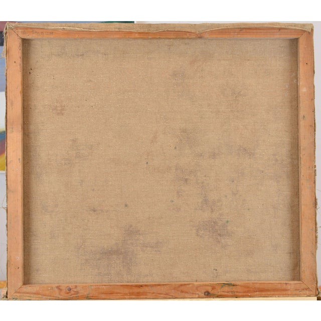 Aleksandr Rodin, City, 1980s, Oil on Canvas For Sale - Image 9 of 10