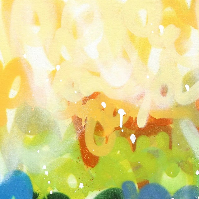 Los Angeles artist Amber Goldhammer paints dramatic abstract compositions in acrylic on canvas featuring energetic...