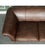 Large Brown Leather 2-to-3-Seater Sofa from Heritage For Sale - Image 6 of 12