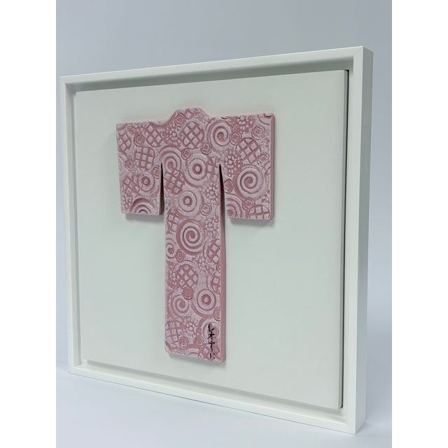 Contemporary One of a Kind Japanese Kimono Ceramic Sculpture For Sale - Image 3 of 5