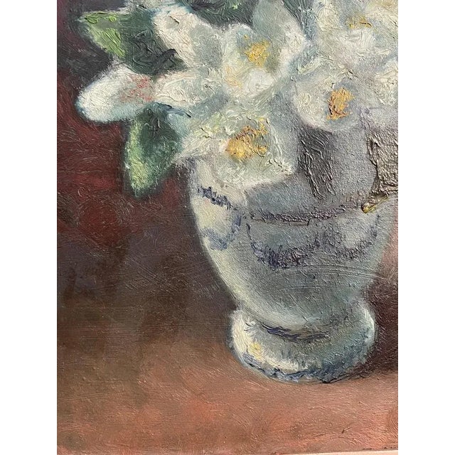 Galetti, Flowers, 20th Century, Oil Painting on Panel, Framed For Sale - Image 5 of 9