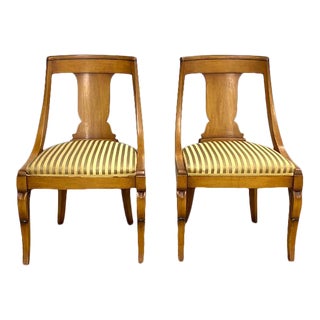 Beidermeier Chairs, a Pair For Sale