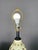 2010s Ceramic Blue & Black Mosaic Floral Pattern Table Lamp For Sale - Image 5 of 6