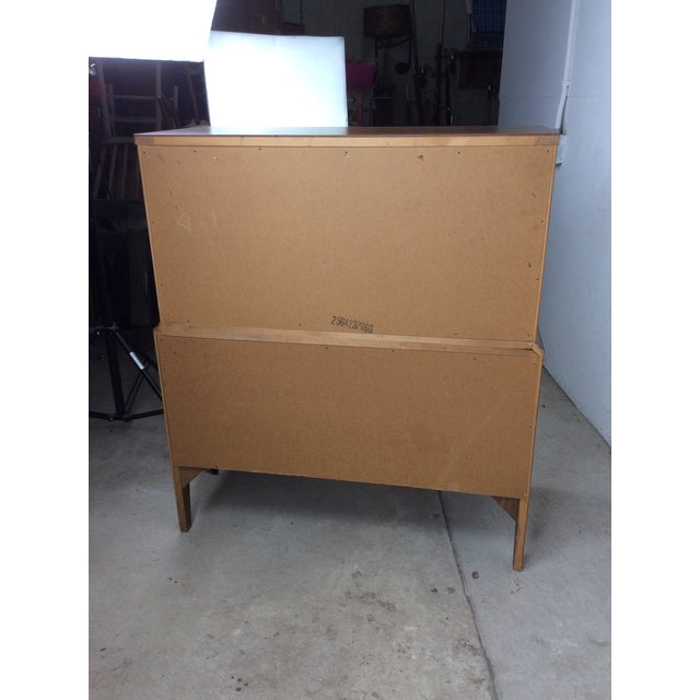 Mid Century Modern Five Drawer Highboy by Johnson Carper For Sale - Image 15 of 16