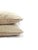 Modern Groundworks Louvered Maze in the Color Beige Pillow Cover - 20” X 20” For Sale - Image 3 of 6