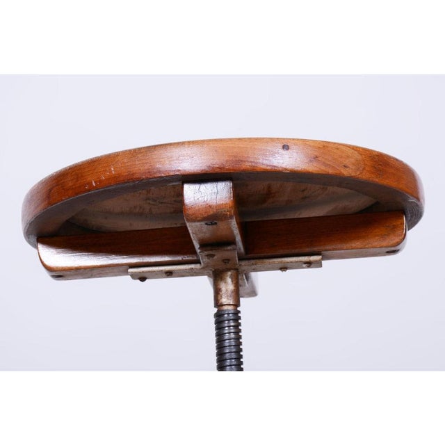 Bauhaus Piano Stool from Mücke-Melder, Czech, 1930s For Sale - Image 9 of 11
