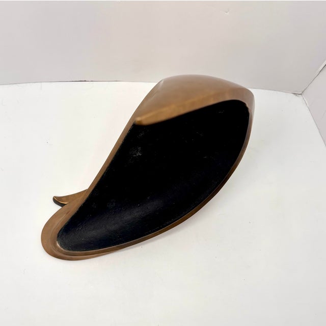 Abstract 1980s Tom Bennett Signed Bronze Sculpture, Numbered Edition 64/250 For Sale - Image 3 of 15