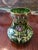 Glass Antique Moser Bohemian Glass Emerald Green Gilded Vase For Sale - Image 7 of 11