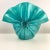 Contemporary Vintage 1992 C T Designs Teal Bow Lucite Decorative Bowl For Sale - Image 3 of 13