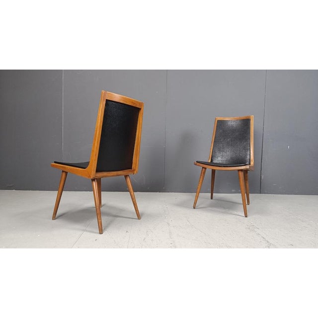 Mid-Century Italian Dining Chairs, 1950s, Set of 6 For Sale - Image 9 of 11