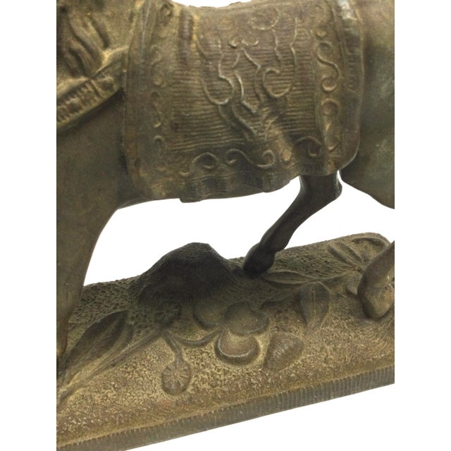 1900 - 1909 Antique Bronze Style Horse Sculpture For Sale - Image 5 of 13