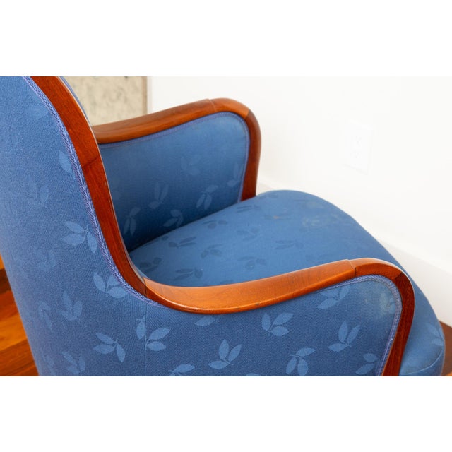 Vintage Swedish Carl Malmsten Lounge Chairs, a Pair For Sale - Image 9 of 12
