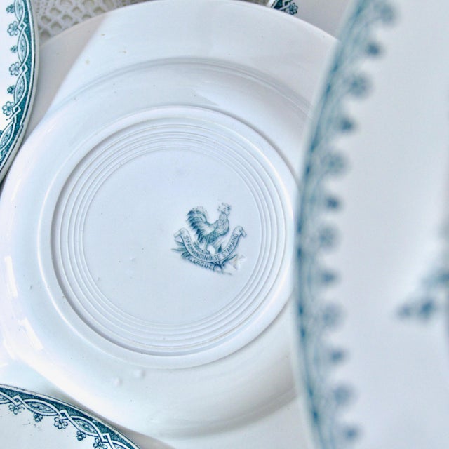 French Plates in Eartenware, Set of 6 For Sale - Image 10 of 11