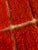 Berber Tribes of Morocco Luxury Moroccan Beni Ouarain Rug – Handmade Atlas Wool Berber Carpet – Bold Contemporary Orange Rug For Sale - Image 4 of 9