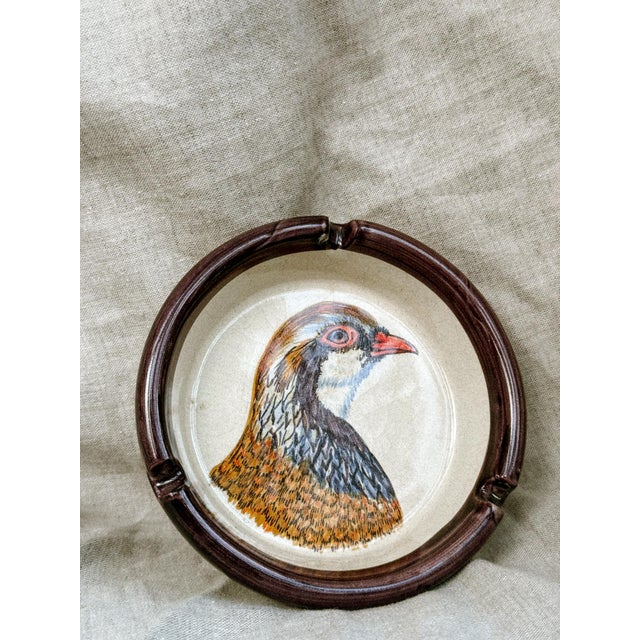 This Portuguese ceramic ashtray is a small piece of authenticity. Produced by Faianças de Vila Fresca (FVF) in Azeitão and...