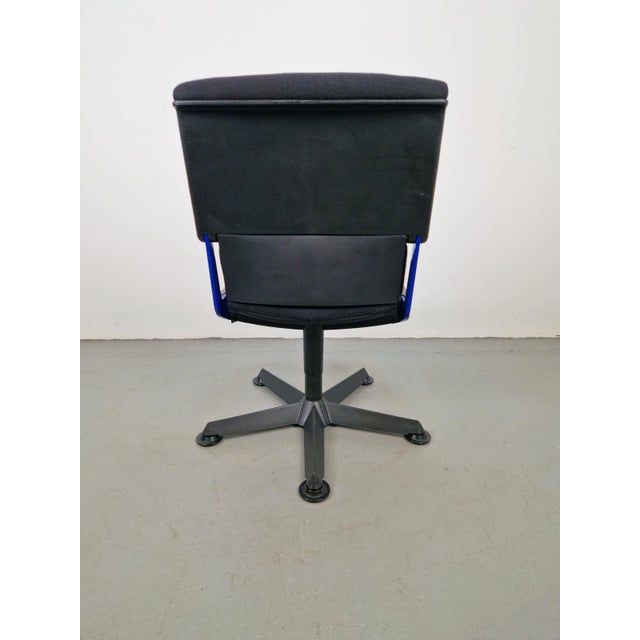 Black Postmodern Office Chair by Richard Sapper for Comforto, 1980s For Sale - Image 8 of 13