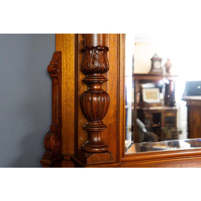 Wilhelminian Pine Mirror Cupboard For Sale - Image 14 of 18