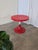 Vintage Red Tulip Table by Meblo Yugoslavia, 1960s For Sale - Image 14 of 15