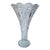 Vintage Shannon Cut Glass Crystal Floral Flared Vase For Sale
