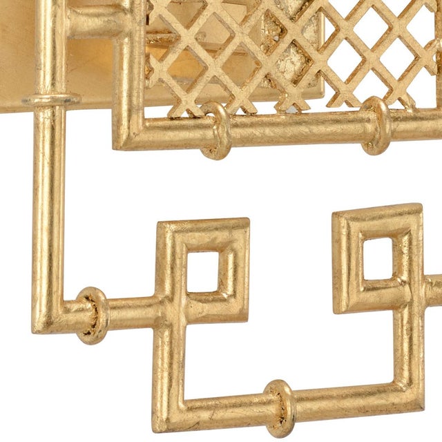 Transitional Chelsea House Benton Sconce in Gold For Sale - Image 3 of 4