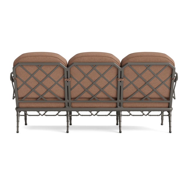 Brown Jordan Brown Jordan Calcutta Sofa, Mica frame with Fusion Clay fabric For Sale - Image 4 of 11