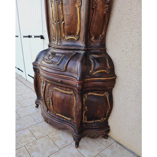 Rich Curved Venetian Style Sideboard For Sale - Image 12 of 18