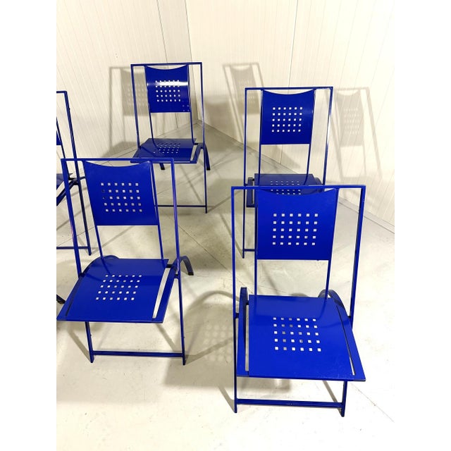 1980s Vintage Sinus Dining Chairs by Karl Friedrich Förster for KFF, 1980s, Set of 6 For Sale - Image 5 of 18