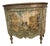 Antique Italian Neoclassical Hand Painted Demilune Chest. For Sale