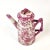 Late 20th Century Hand-Painted Chinoiserie Porcelain Pitcher For Sale - Image 4 of 8